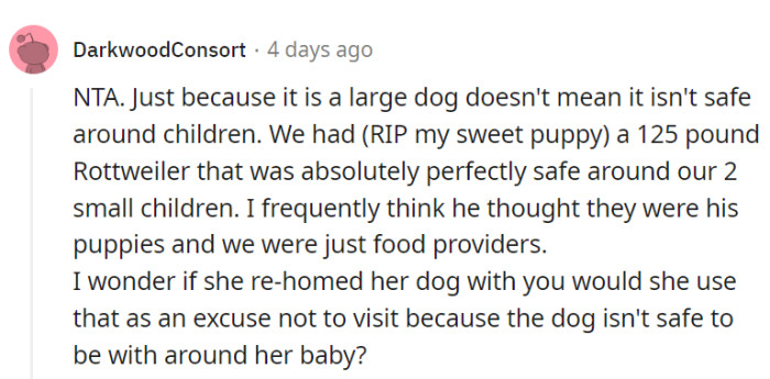 Size doesn't define safety, and this commenter's 