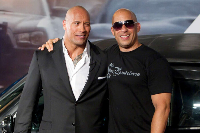3. Dwayne Johnson and Vin Diesel