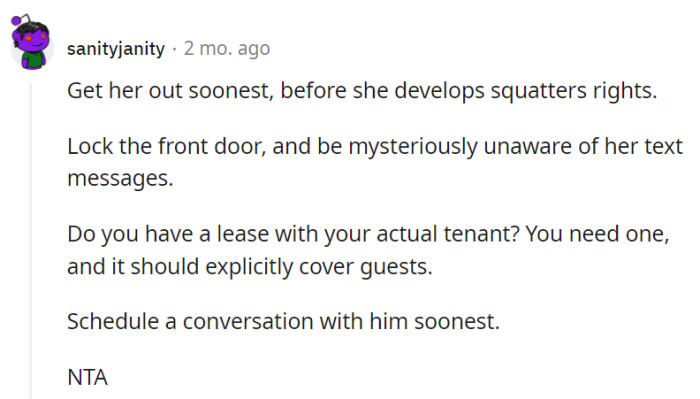 Lock the door, ghost the texts.