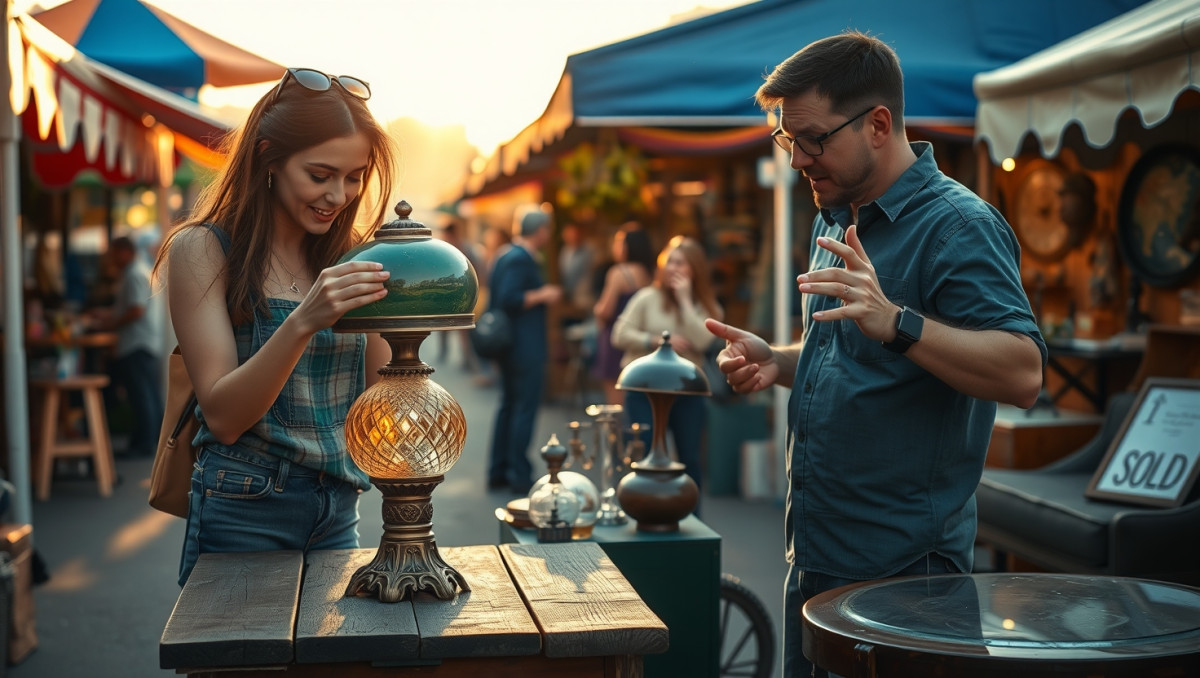 Flea Market Dilemma: Did I Cross the Line by Buying Abandoned Vintage Lamp?