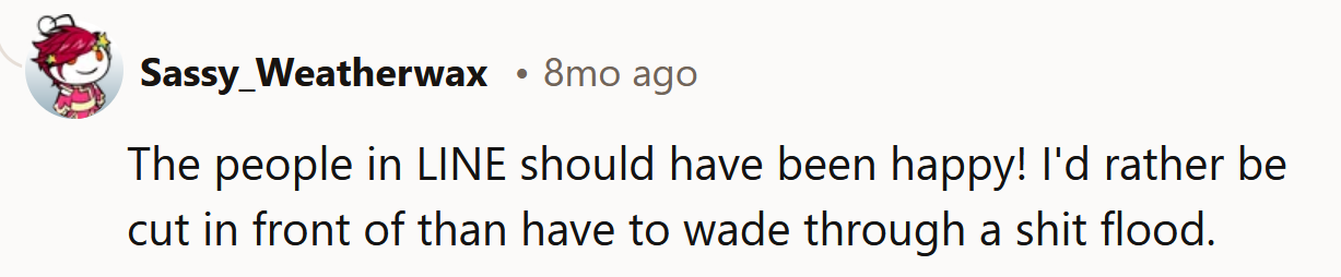 They should have been grateful.