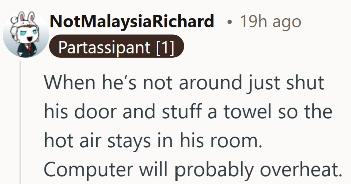 Contain the heat, contain the mess, and hope nothing else goes wrong.