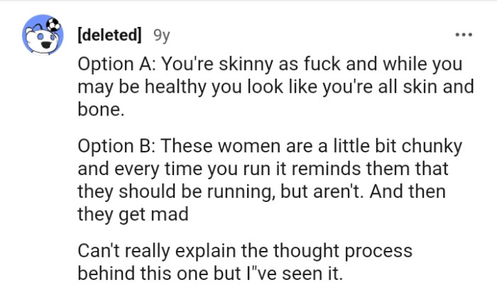 This Redditor lists what could make the roommates make such comments.