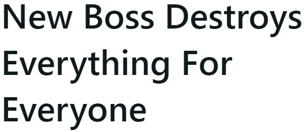 The OP is among those who were significantly affected by the new metrics set in place.