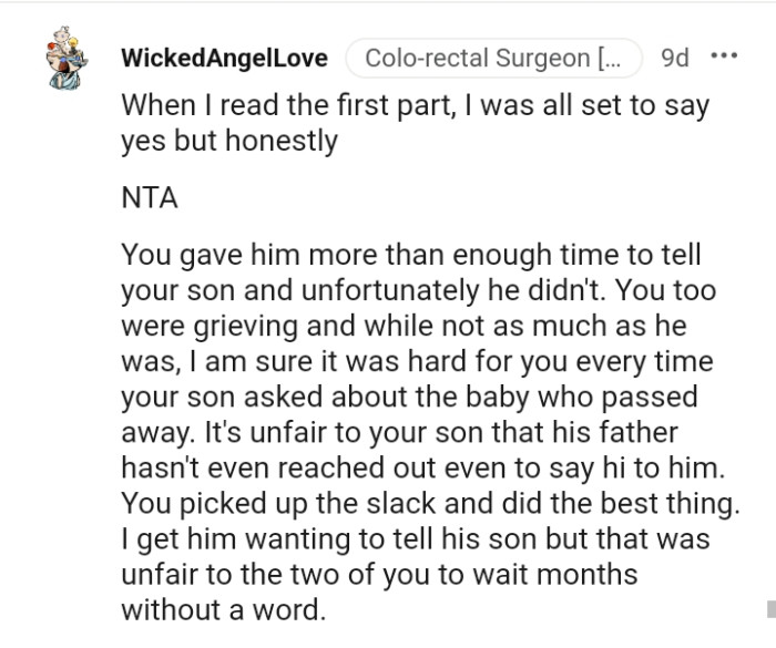 You gave him more than enough time