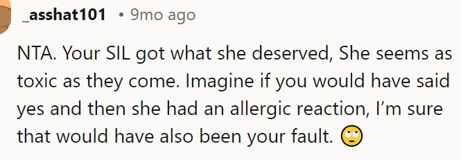 She got what she deserved