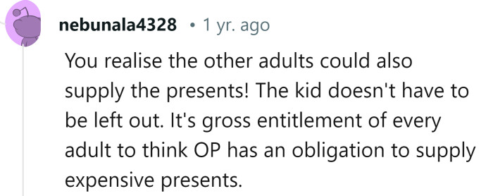 Why can't the other adults contribute?