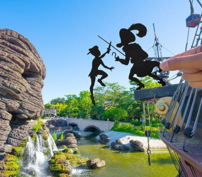 8. Peter Pan and Captain Hook battle away at Disneyland Paris