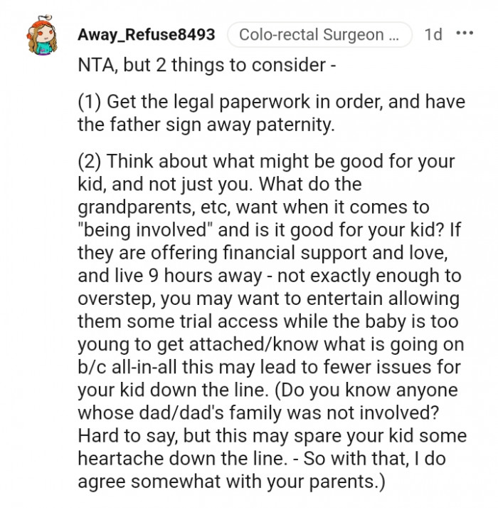 This Redditor is listing two things that should be put into consideration