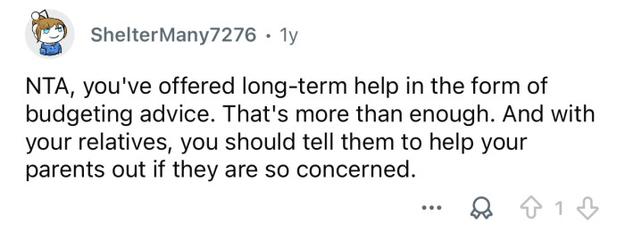 You’ve done more than enough already.