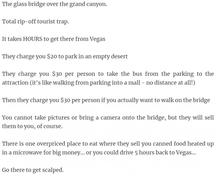 21. The glass bridge over the Grand Canyon