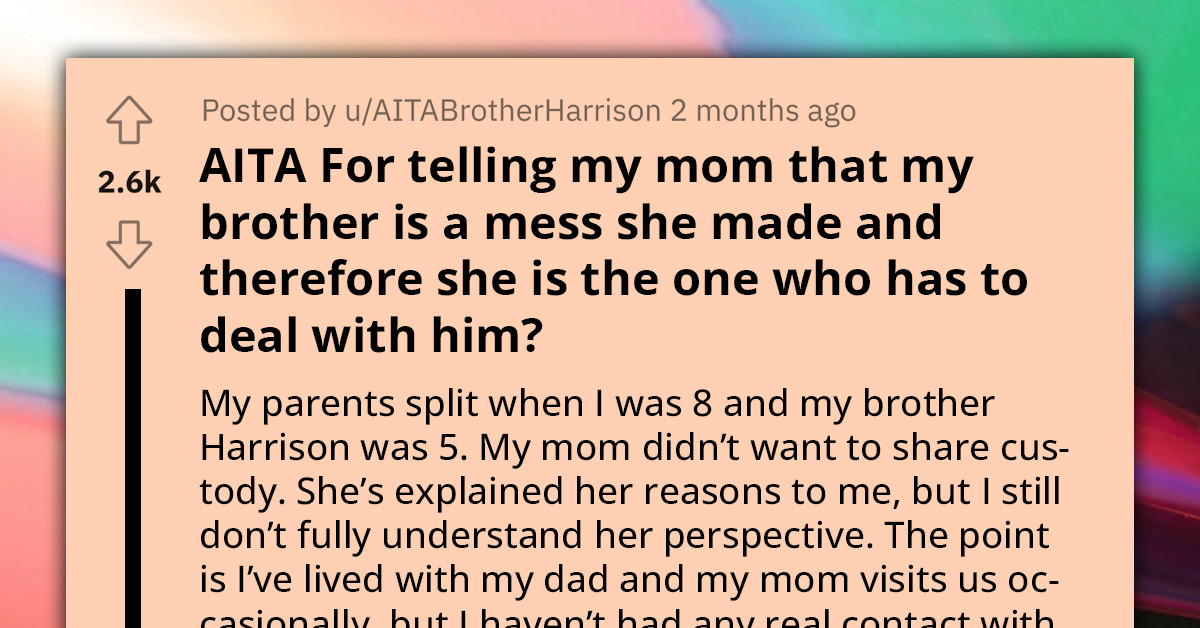 Redditor Refuses To Spend Their Summer Looking After Their Younger Brother