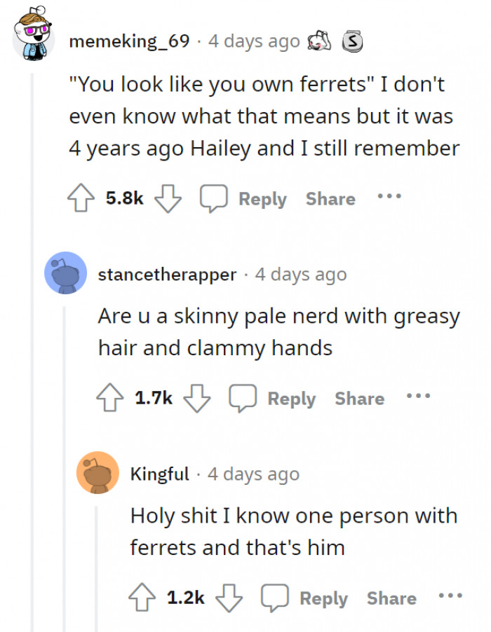 8. Accurately described with no effort needed.