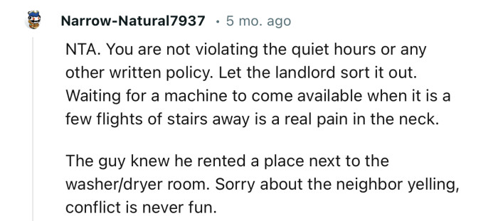 “NTA. You are not violating the quiet hours or any other written policy.”