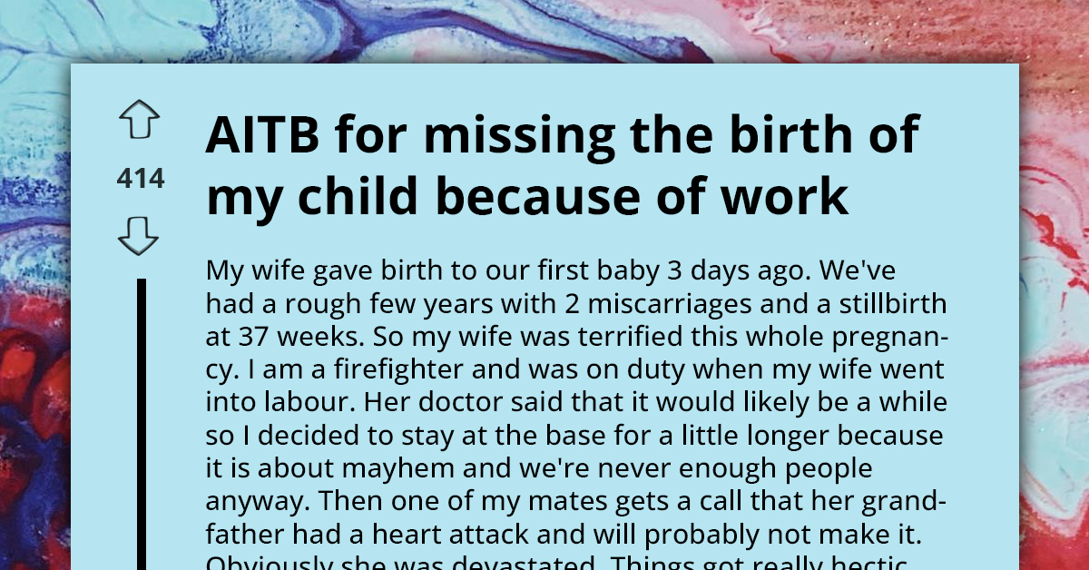 Fireman Faces Possible Divorce For Abandoning Wife During Traumatic Childbirth To Handle Work Emergency