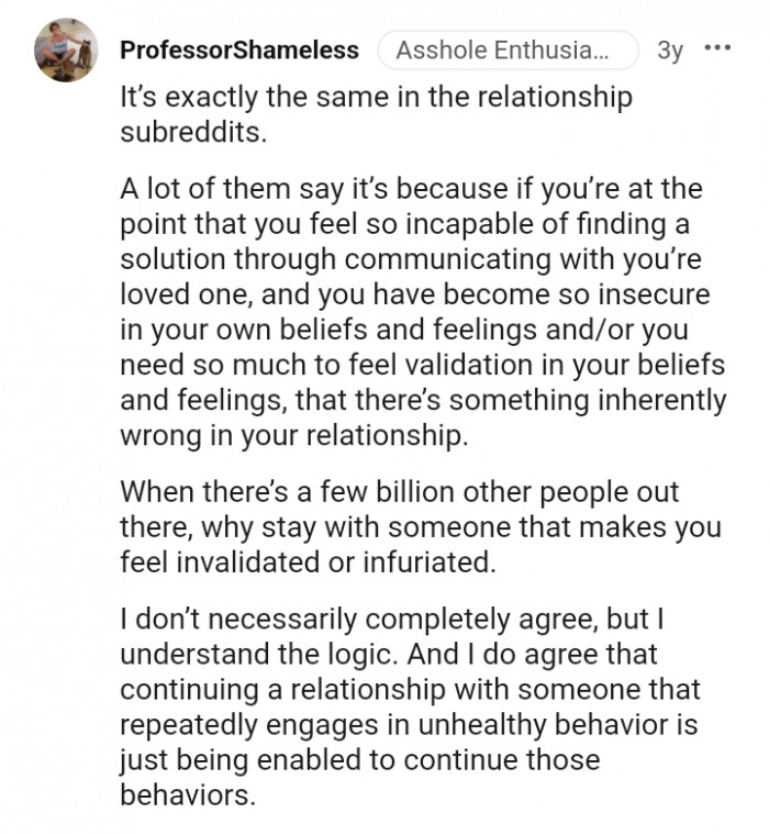 There's something inherently wrong with your relationship