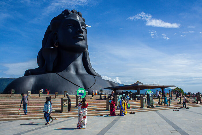 Adiyogi Shiva Bust, Coimbatore, Tamil Nadu, India