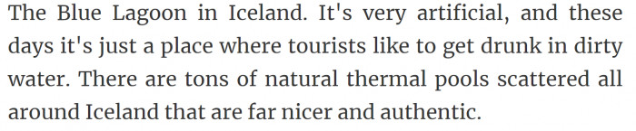25. The Blue Lagoon in Iceland