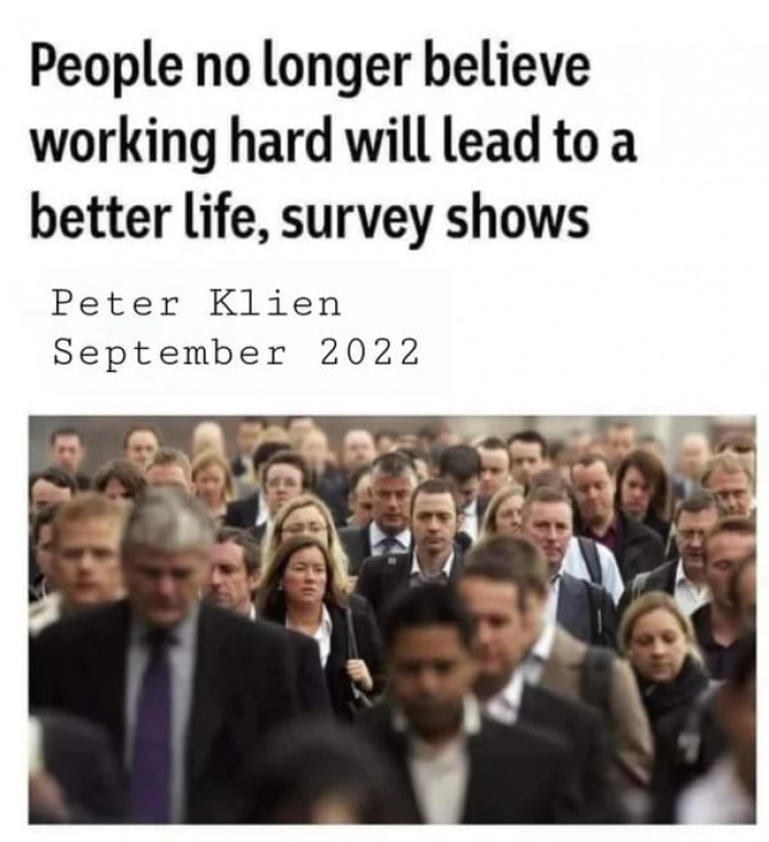 Working hard doesn't equal good pay, but working more does. Now, that's only if you make a livable wage, which most don't.
