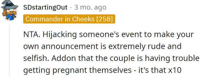 Extremely rude and selfish