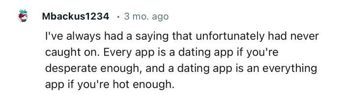 This is a very interesting line of reasoning