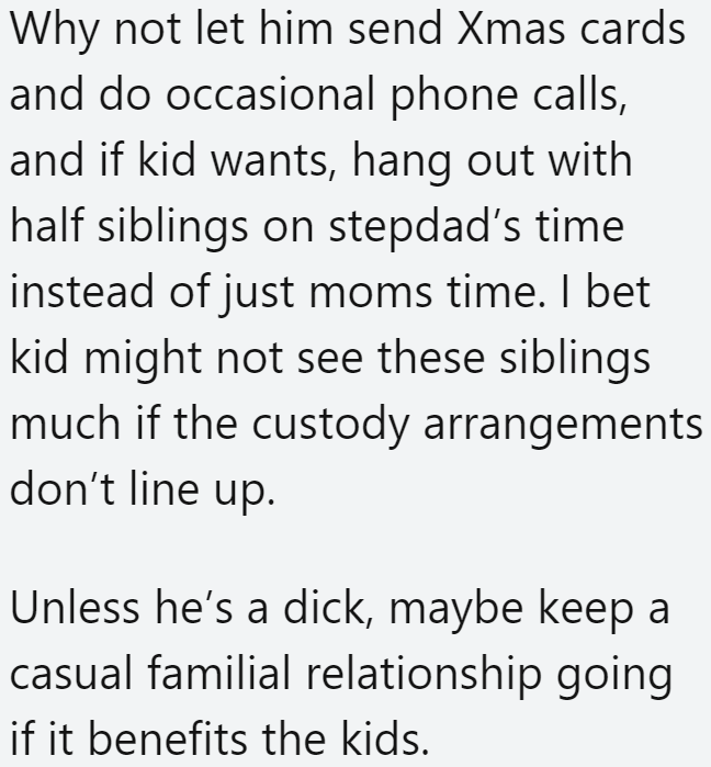 Maybe the OP can just think of it as his son spending time with the boy's half-siblings.