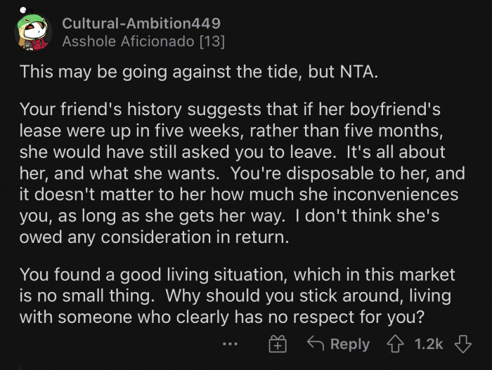 Tara does not care about her friend, and she has made it clear through her choices.