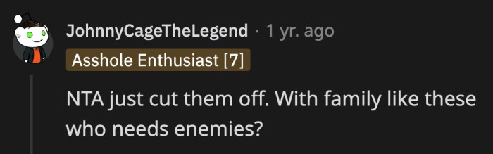 There is no question that OP should go no-contact with her parents as soon as she can