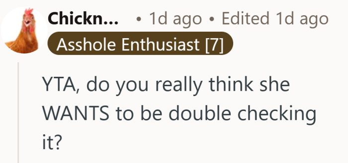Not all micromanaging is born from desire. Sometimes it is just exhaustion wearing an apron.