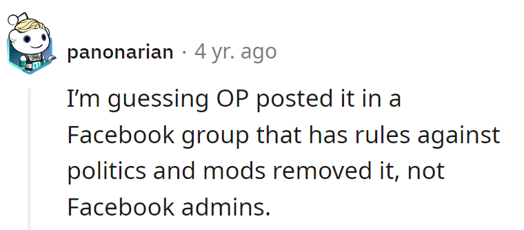 Looks like OP stumbled into the 'No Politics Zone'—where memes reign supreme and cat videos still rule the internet.