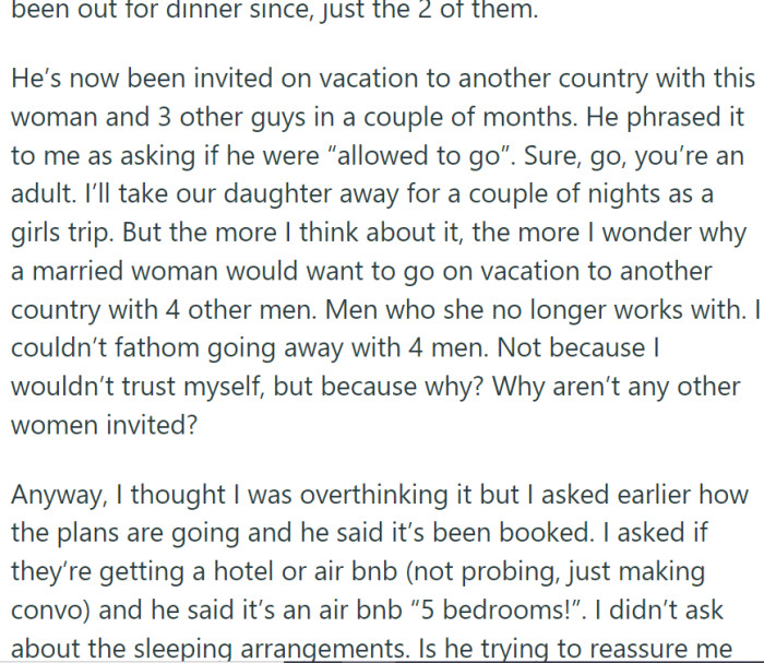 He has a former coworker he still keeps in touch with