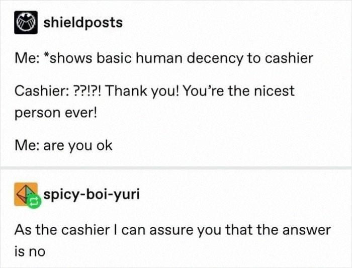 4. What Are People Doing To These Cashiers?