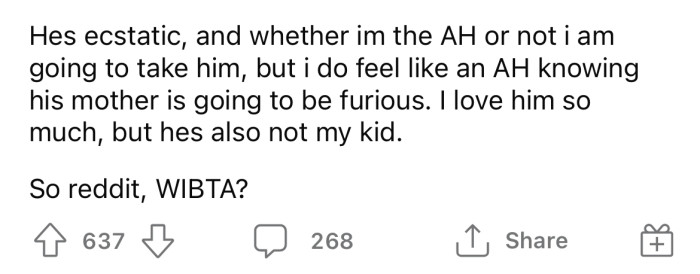 The OP's nephew is excited and has picked out the short hairstyle he wants. But now the Redditor is wondering if she'll be an a**hole for going against his mom's wishes.