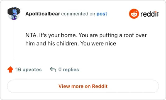 The guy should've been thankful toward the OP.