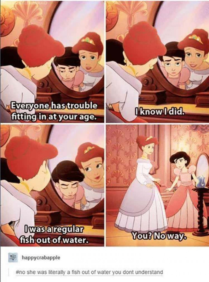 6. This was one scene where we knew what was going on, but the other characters didn't.