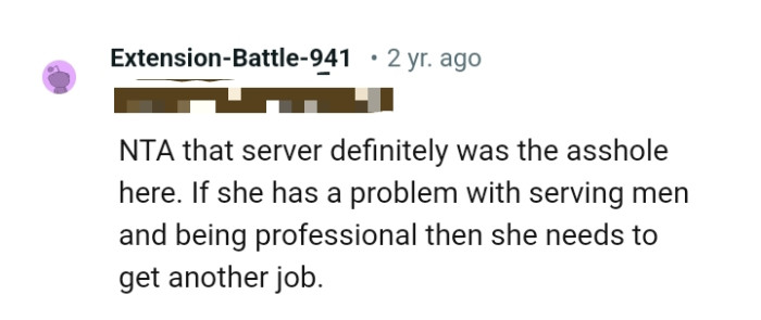 She needs to get another job