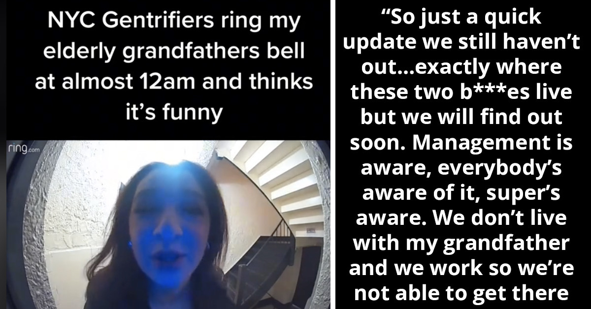 TikToker Gets Back At Spoiled Gentrifiers Who Harassed Grandpa Late At Night