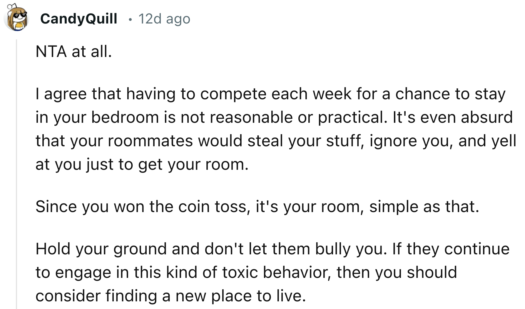 Fighting For Weeks To Stay In His Room Is Not Very Good