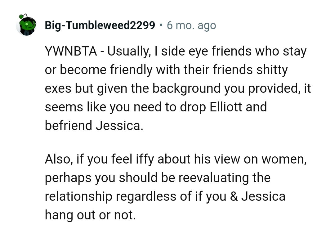 The OP needs to drop one and befriend the other