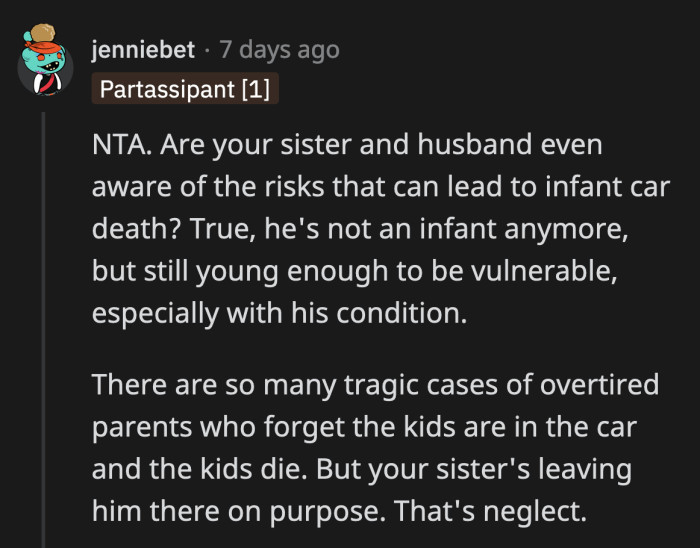 They really are tempting fate with what they're doing to their child