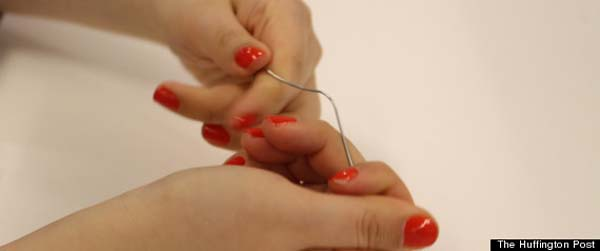 Straighten it as best as you can.