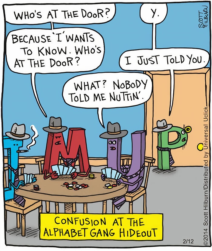 21. Nobody told U nothing