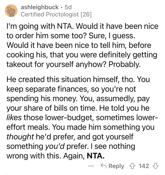 The boyfriend created this situation himself, and OP has nothing to do with it.