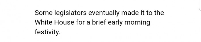 An account in Washington's Evening Star added: