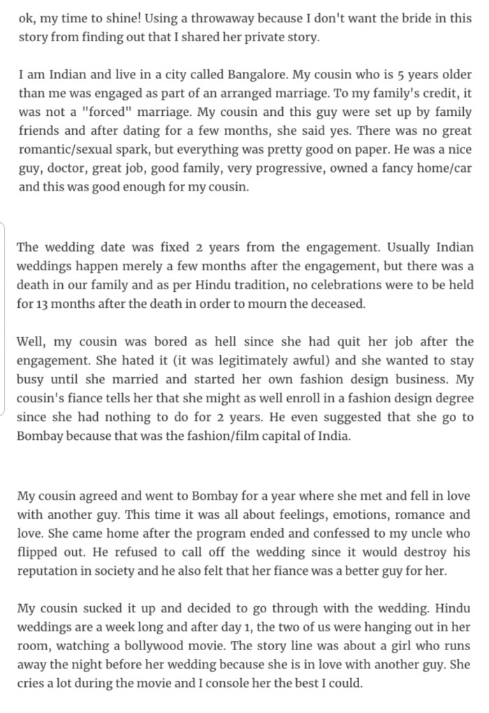 18. That was certainly not the fairytale ending she was expecting