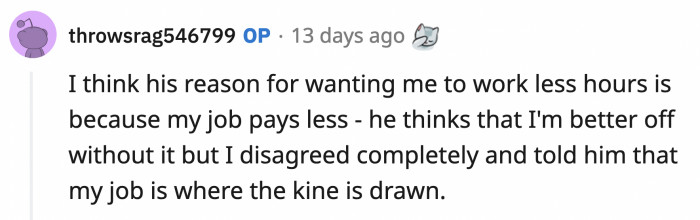 That's what he says but his intentions are not that noble