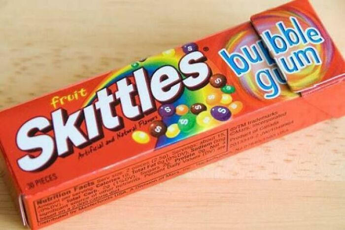 Skittles Bubble Gum
