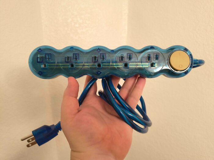 "Older IKEA Power Strip, I Always Loved The Transparent Plastic Aesthetic From The Late 90s/Early 2000s"