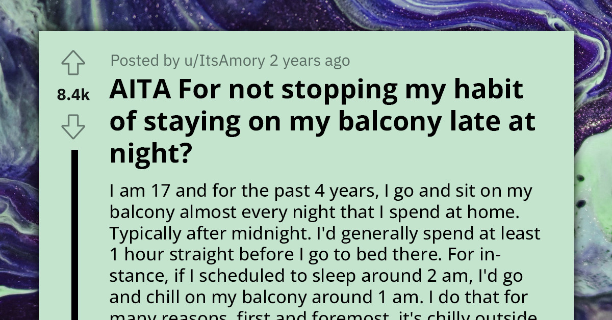 Teen Stunned As Neighbor Asks Her Not To Spend Time On Her Own Balcony Because It Sets Off Their New Dog's Barking