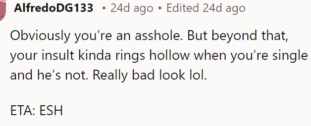 Sounds like the OP is jealous of Ian for having a girlfriend